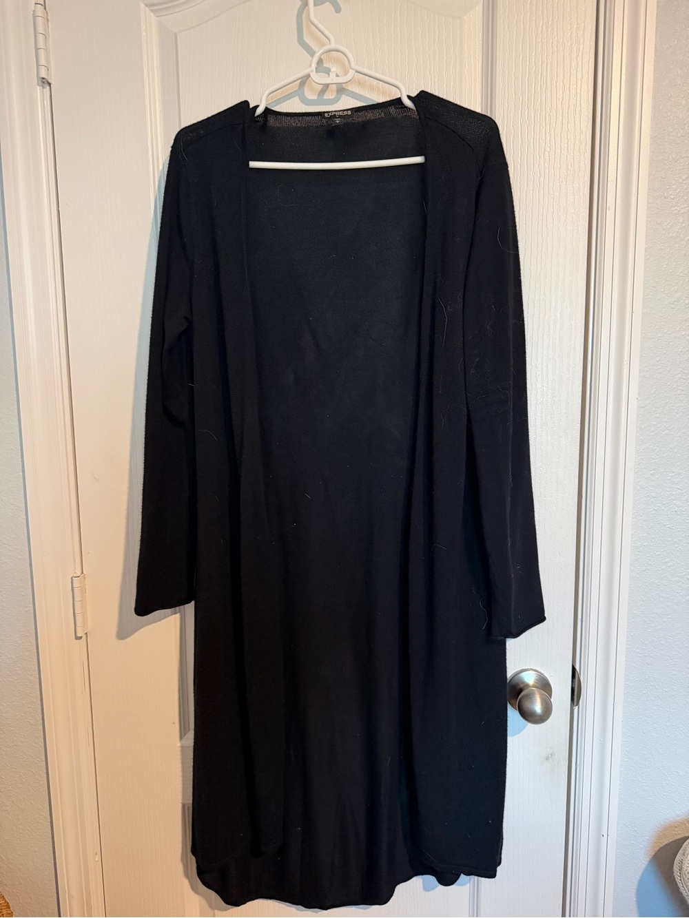 Express black cardigan